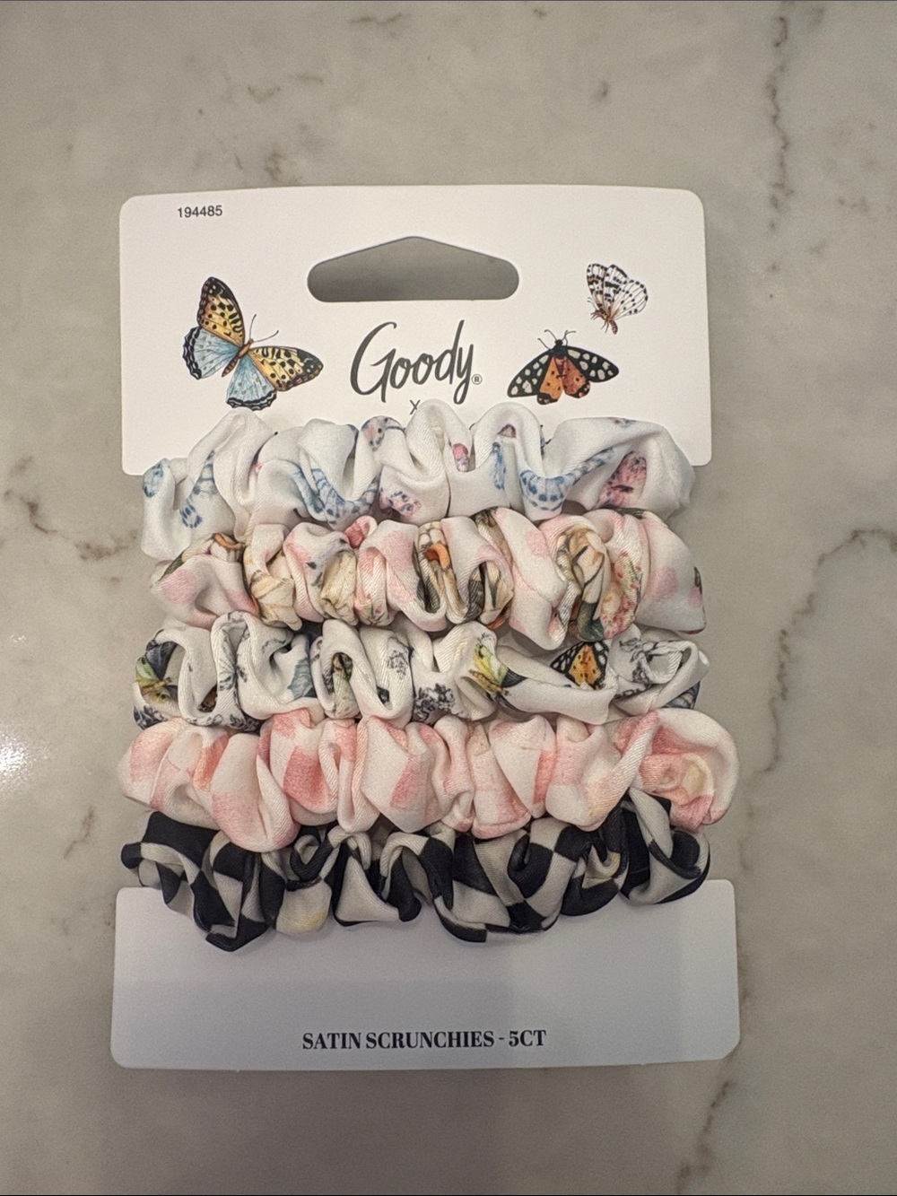Mackenzie Childs x Goody 5 satin scrunchies NEW